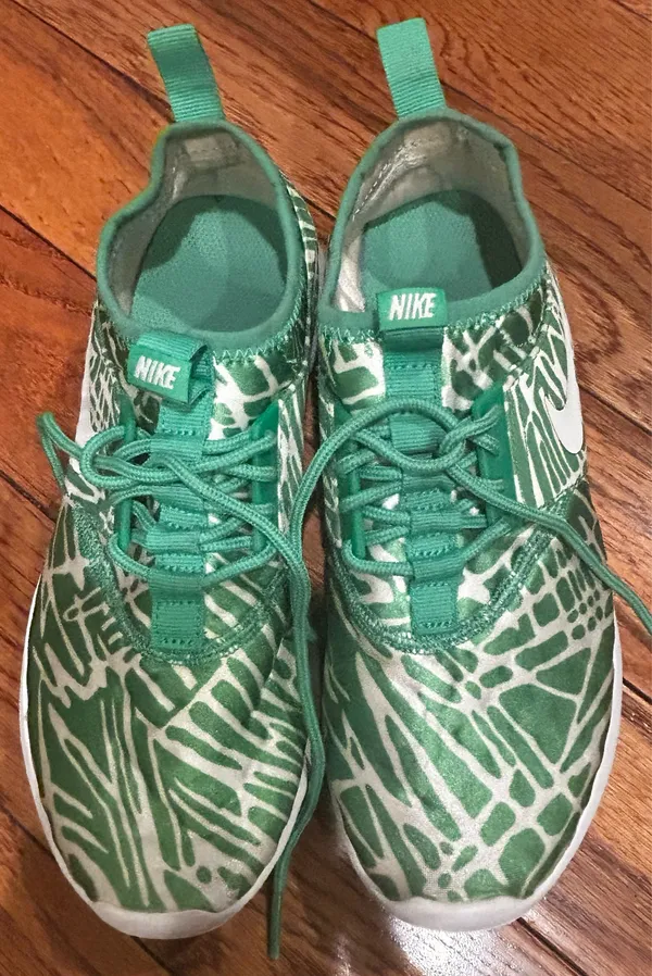 Nike Juvenate Print 'Nature Green' Training Casual Shoes 749552 300 US 7.5 - Image 8