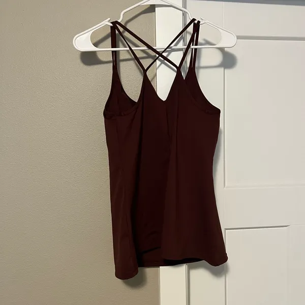 Old Navy Maroon Fitted Backless Camisole - Image 3