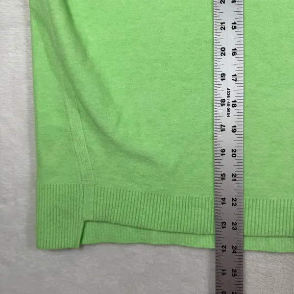Free People Easy Street Crew Neck Sweater‎ Kiwi Candy Chartreuse Green M - Image 5