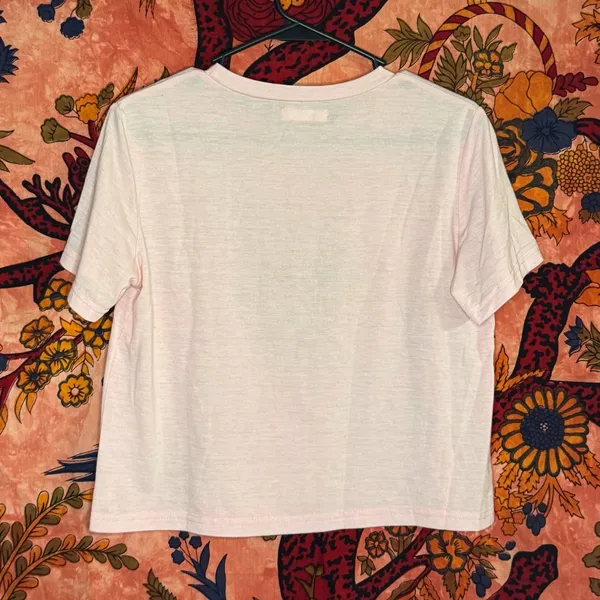 Romwe Sunflower Cropped Graphic Tee - Image 2