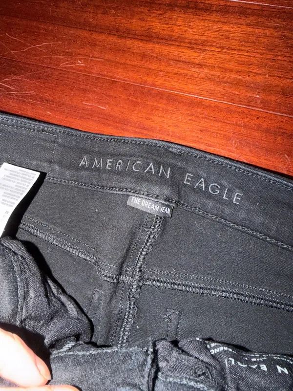 American Eagle Black High-Rise Jeggings - Image 3