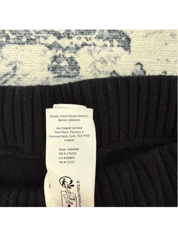 Alo Yoga Scholar Knit High-Waist Cotton Blend Short - Size XS - Image 8