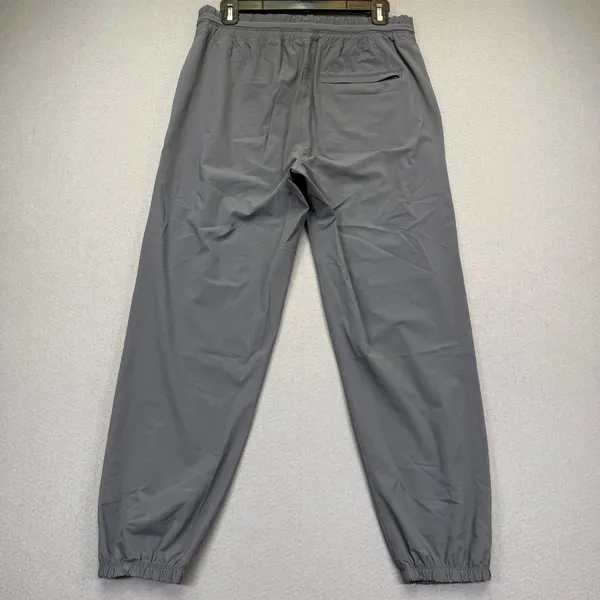 Vuori Gray Performance‎ Miles Jogger Pants Elastic Waist Drawstring Activewear M - Image 9