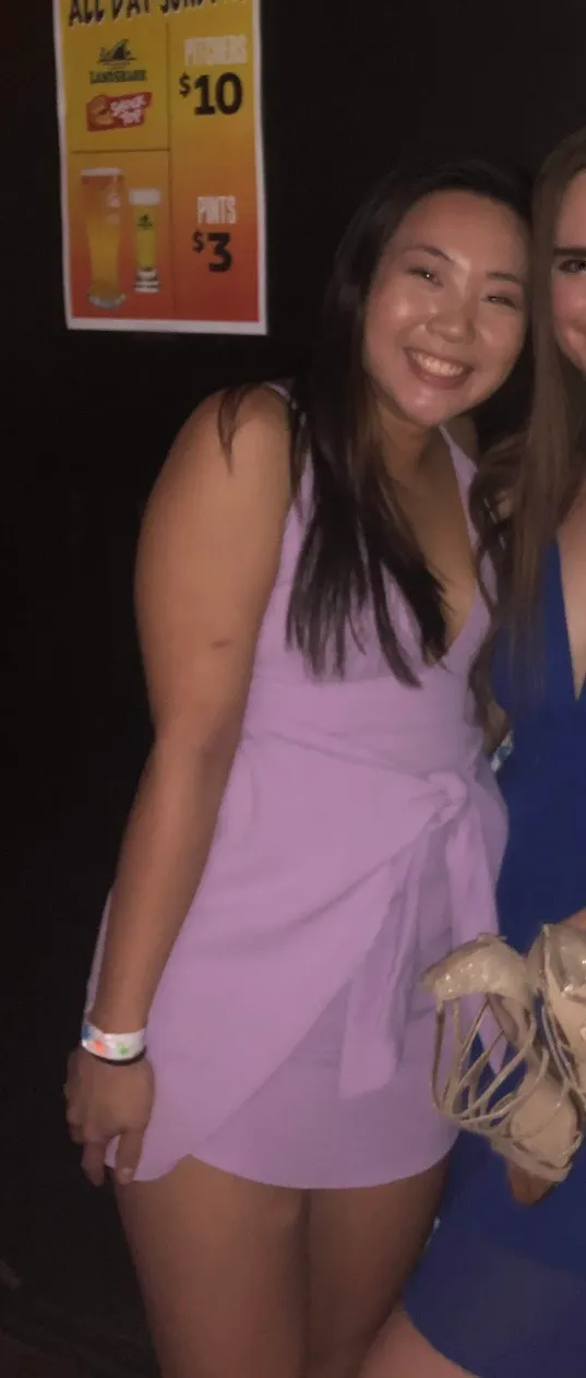Tobi Lavender Tie Cocktail Dress - Image 3