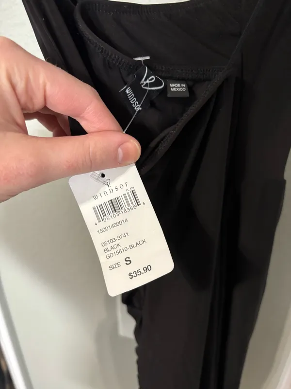 Windsor Dress Mini Black - Image 3
