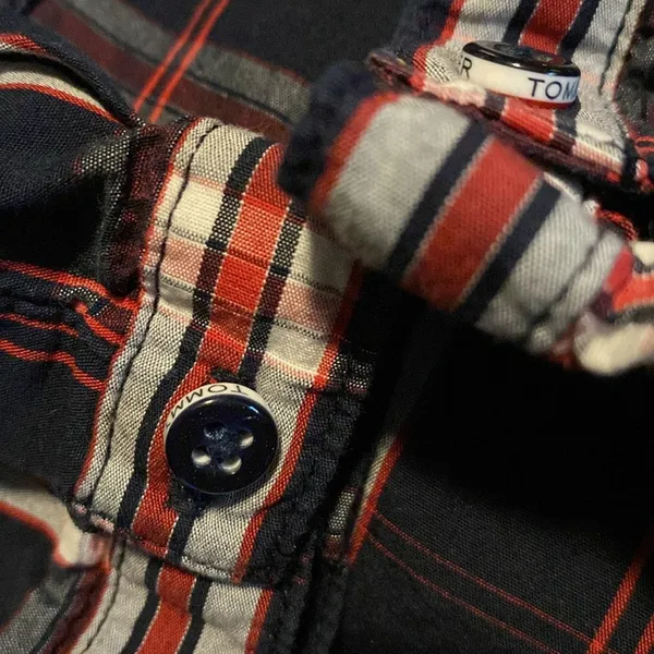 Tommy Hilfiger plaid cotton top - Image 9