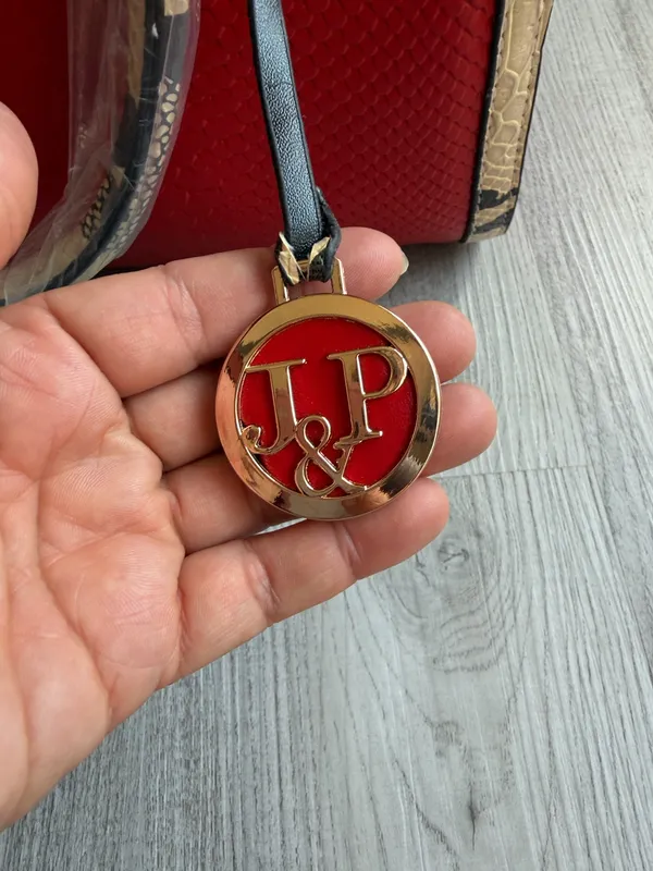 Red satchel bag - Image 4