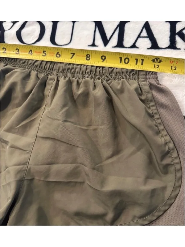 Nike Dri-FIT Womens Medium Green Running Shorts Athletic Gym Workout Size S - Image 5