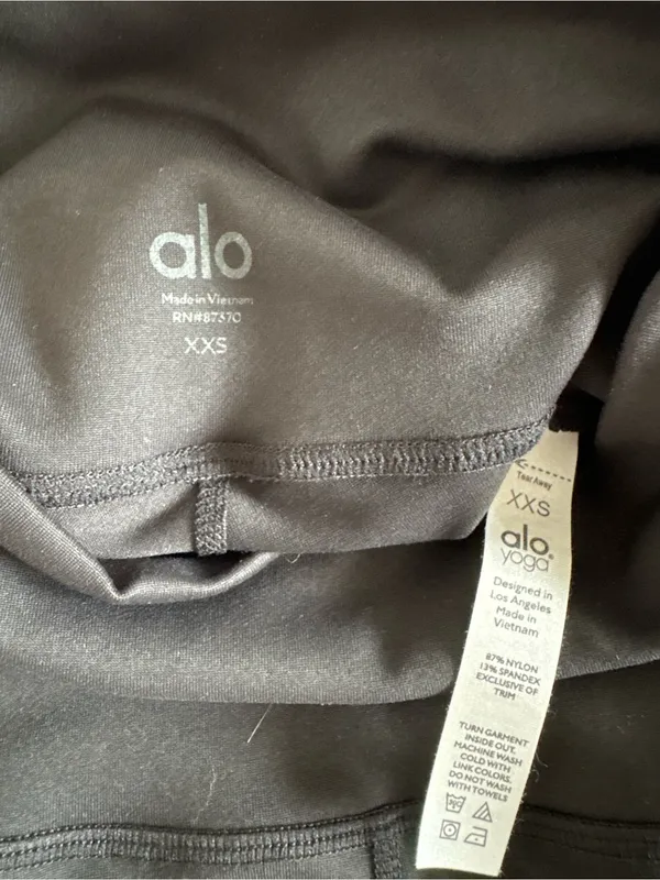 Alo Alosoft High-Waist 7/8 Highlight Legging sz XXS - Image 3
