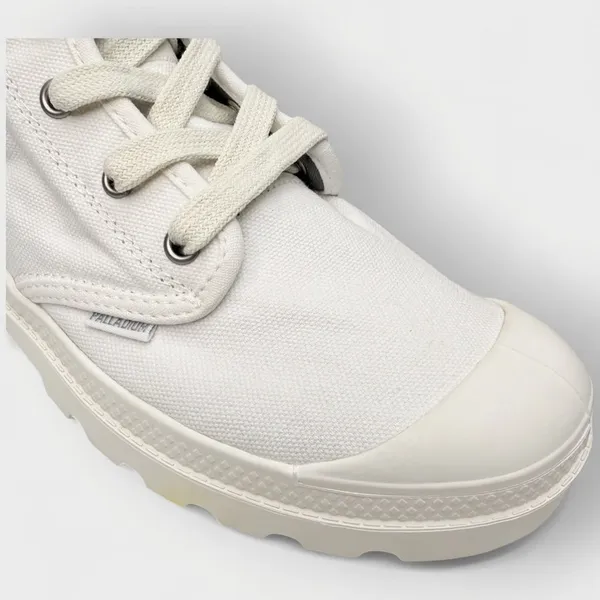 Palladium Pampa Hi Women’s Canvas Boots White Size 7.5M 92352-116-M - Image 10