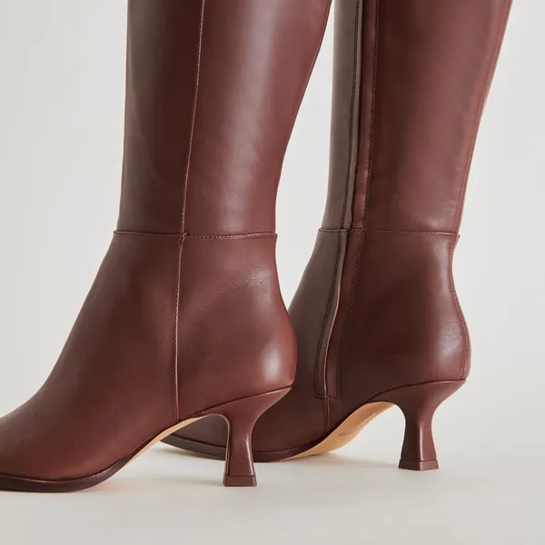 Dolce Vita Auggie‎ SOFT Leather Boots Size 8 Brown - Image 4