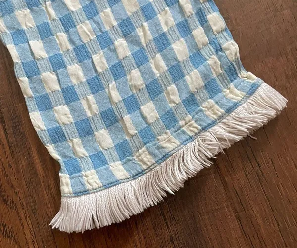 LIFE IN PARADISE drawstring gingham pants, size L Size L - Image 7
