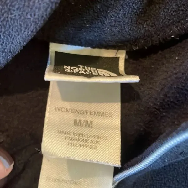 The North Face TKA100 black quarter zip fleece M - Image 6