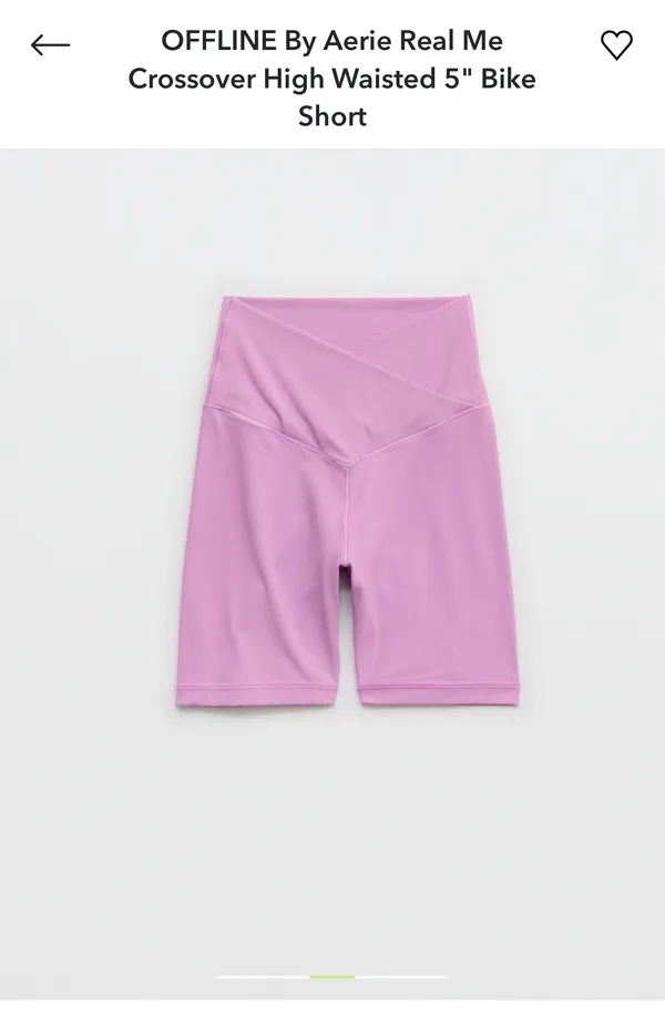 Aerie OFFLINE by Shorts Biker 5" - Image 3