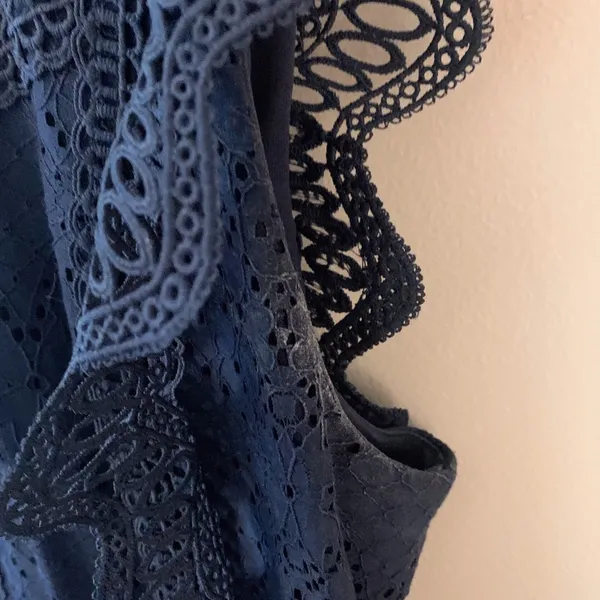 Altar'd State Navy Blue Lace Dress - Image 6