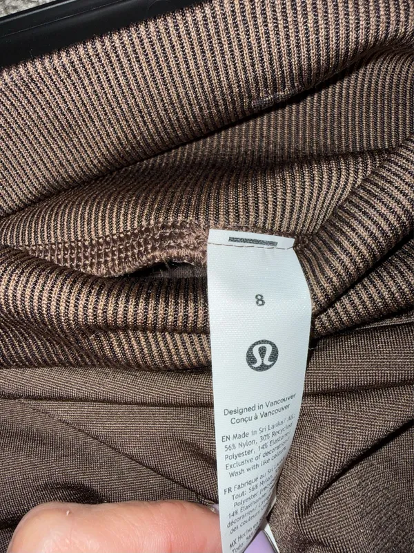 Lululemon Get Low High-Rise Training Tight 25" Sequoia/Twig Sz 8 - Image 3