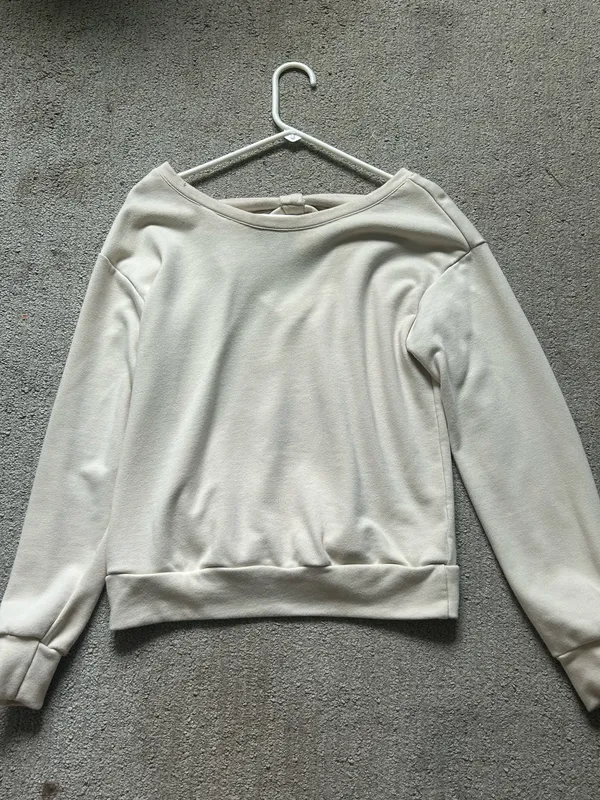 Cream sweater White - Image 2