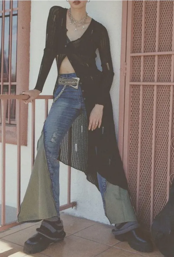 Cider High Waist Zipper Jeans - Image 6