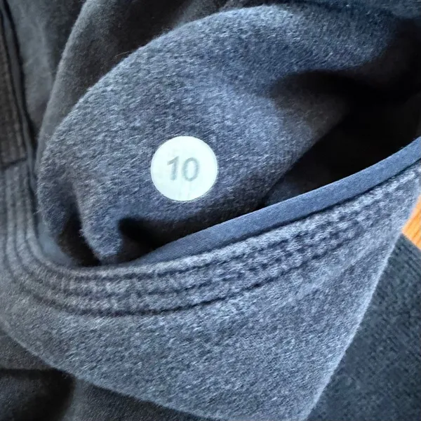 Lululemon Scuba Hoodie Light Cotton Fleece in Midnight Navy Size 10 - Image 7