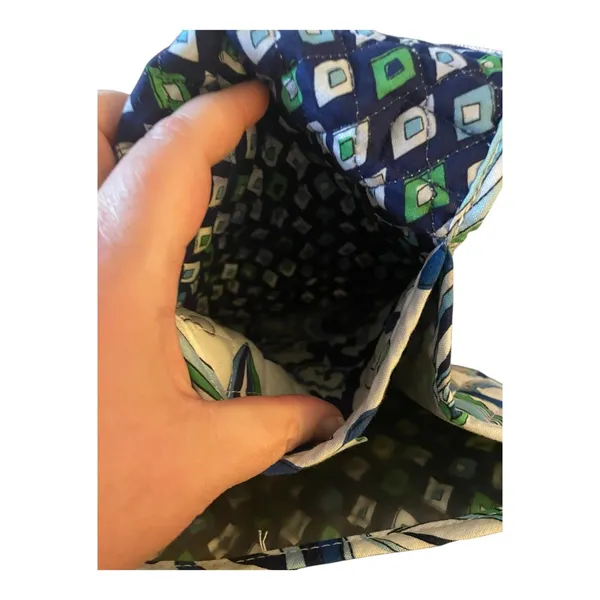 Vera Bradley Mediterranean White "Out to Lunch" Tote/Insulated Lunch Bag Retired - Image 6