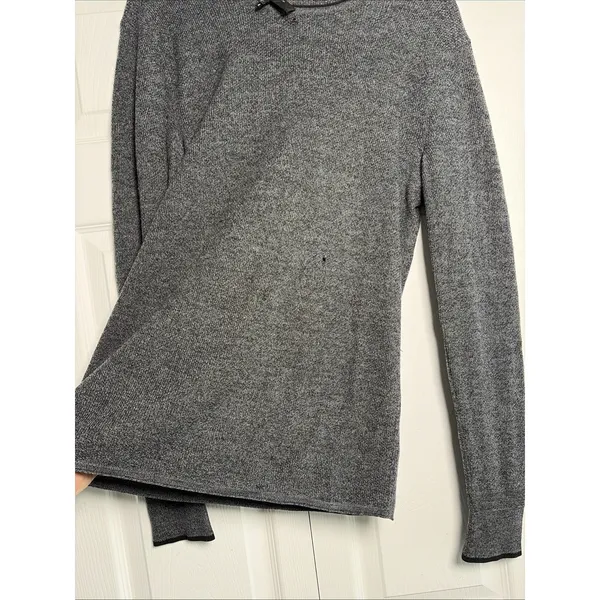 Rag & Bone Merino Wool Sweater Womens Size S Grey Long Sleeve Crew Neck Knit Top - Image 5