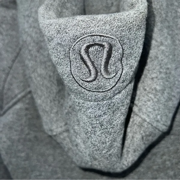 lululemon athletica Dk Gray Full Zip SCUBA Hoodie Jacket Front Pockets-Size 4 - Image 9