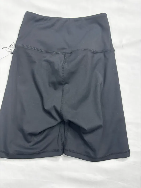 High-Rise Black Women’s Bike Shorts - Image 2
