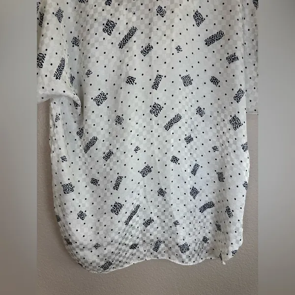 Vintage Miss Dior Christian Dior Pajamas Top size Small 70’s 80’s - Image 9