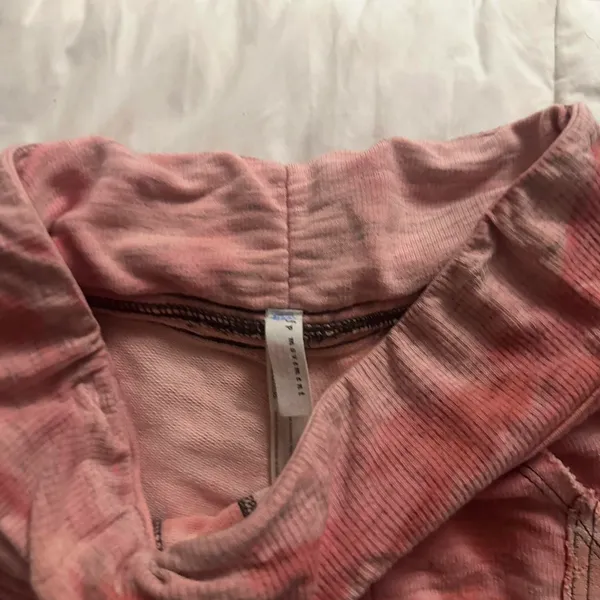 Free People Movement distressed water color slit mini skirt - Image 4