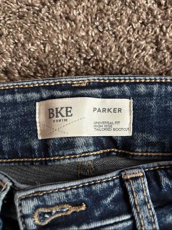 BKE Parker Blue Boot Cut Jeans - Image 2