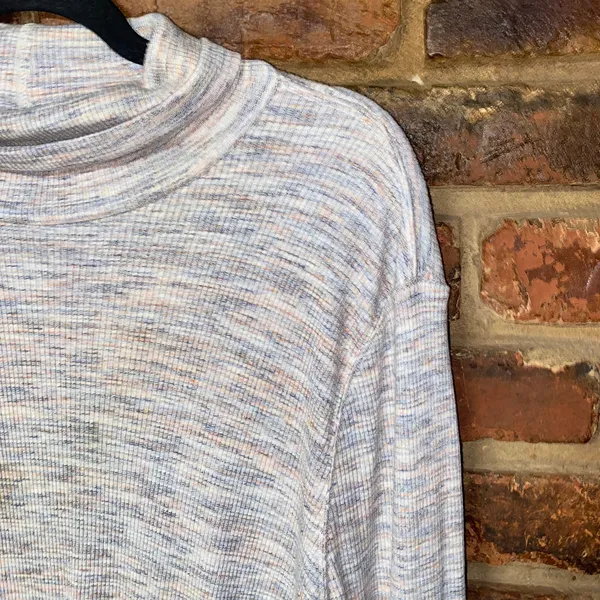 We The Free People Stonecold Ribbed Turtleneck Long Sleeve Tunic Top Size Medium - Image 3
