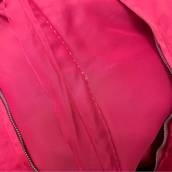 Vintage 1950s Dress A-Line Pink‎ Sleeveless Retro Satin FLAWS Handmade Zip-Up - Image 12