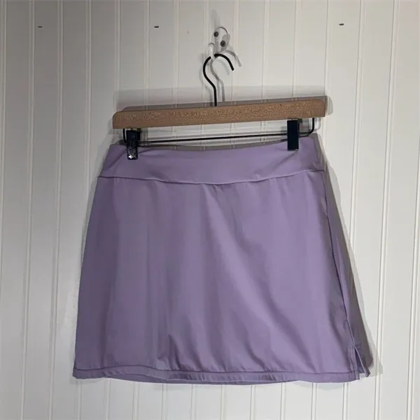 LouKeith Lilac Athletic Skort M Tennis Golf Skirt Built-in Shorts Stretch Purple - Image 2