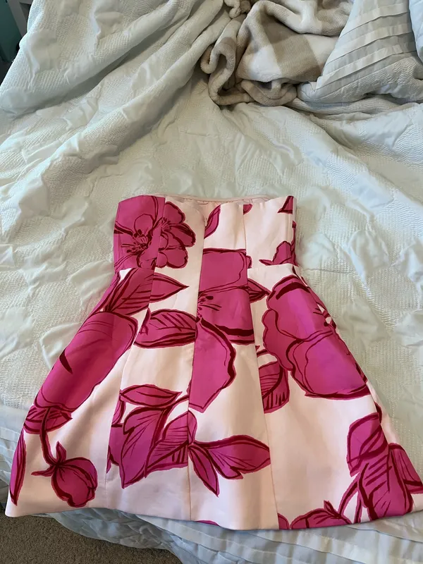 Showpo Floral Pink Dress - Image 3