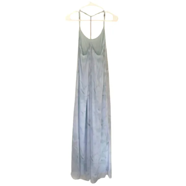 Show Me Your Mumu T-Rex‎ Halter Maxi Dress Blue Watercolor Floral Size Small - Image 6