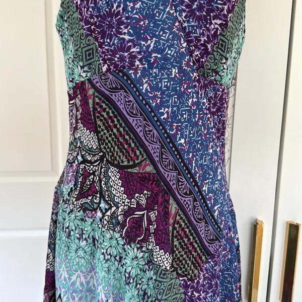 Y2k Whimsigoth midi dress Purple Size 12 - Image 14