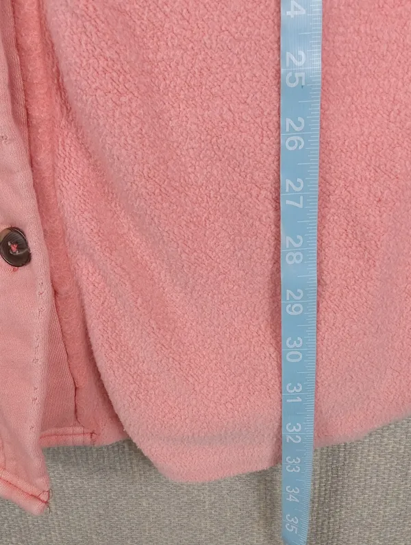 Free People Pink Fleece Shacket - Image 10