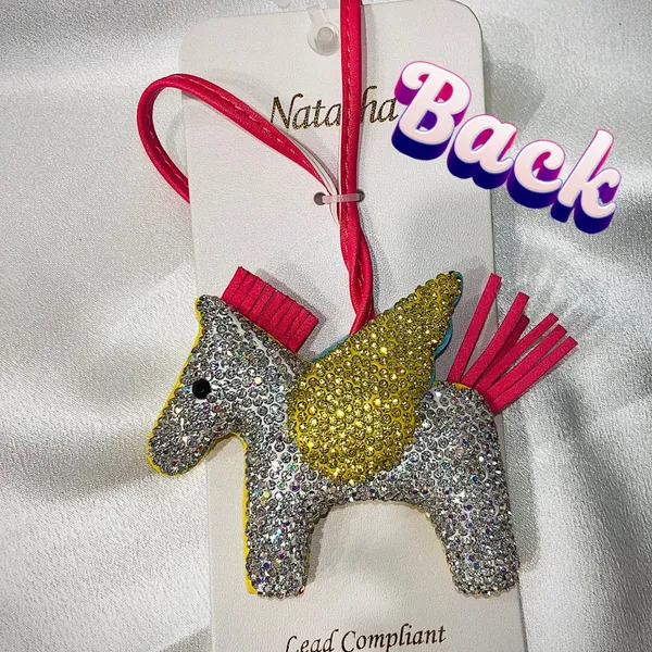 ✨ Pegasus Handbag Charm / Key Ring ✨ Yellow - Image 2