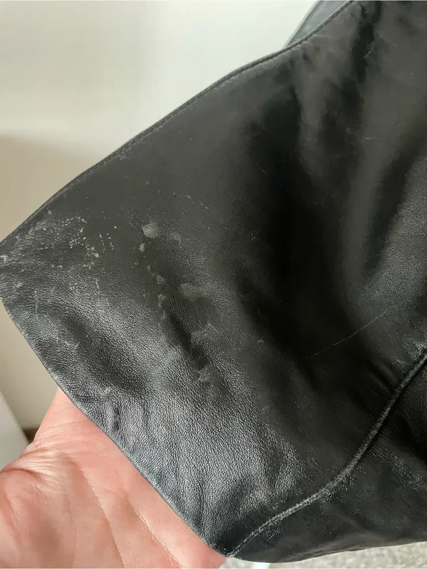 Wilsons Leather 90s Y2K Pelle Studio Black Sleek Jacket Medium - Image 6