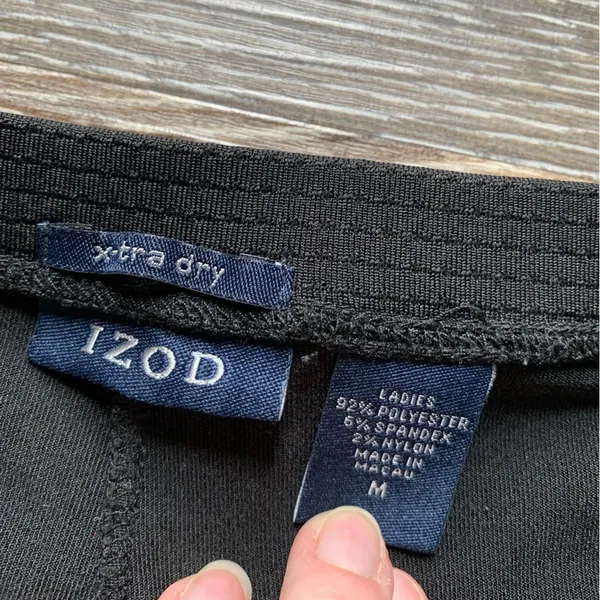 Izod Xtra Dry Black Golf Skort M - Image 3