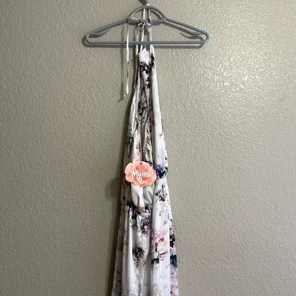 NEW Show Me Your MuMu Heather Halter Floral Maxi Dress Cottagecore S Summer - Image 14
