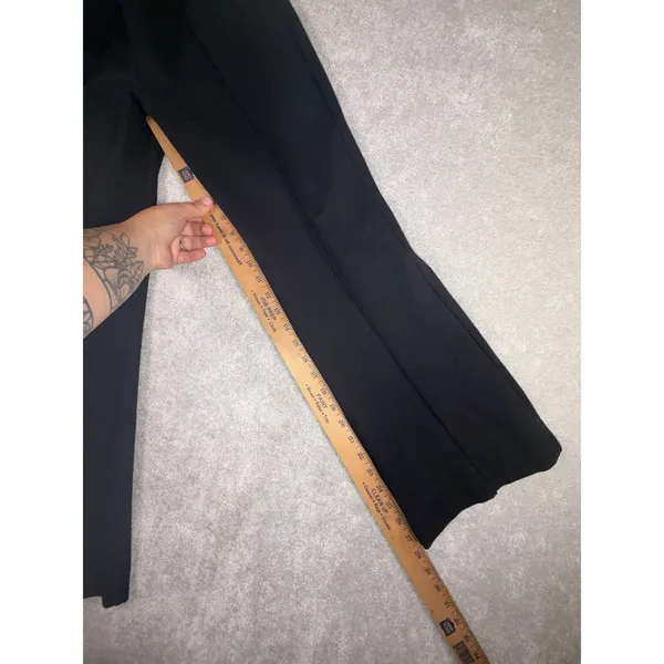 Maeve Anthropologie The Margot Kick-Flare Cropped Pants Black Women's Medium - Image 9