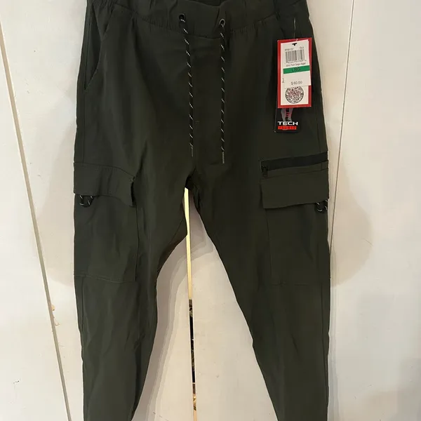 Ring of Fire Dark Olive Cargo Joggers - Image 2