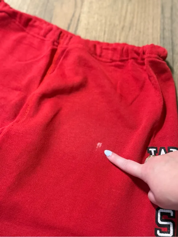Wisconsin Badgers Vintage Red Jogger Pants Size Medium - Image 3