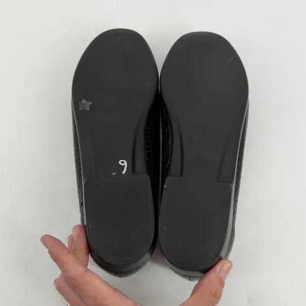 SAS Tripad Comfort Black Croc Embossed Patent Leather Loafers‎ Womens 9 M - Image 6