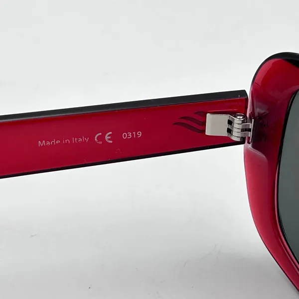 Oceano Sunglasses FRAMES Womens OC029 Red‎ Made in Italy 55-17-140 Ready for RX - Image 4