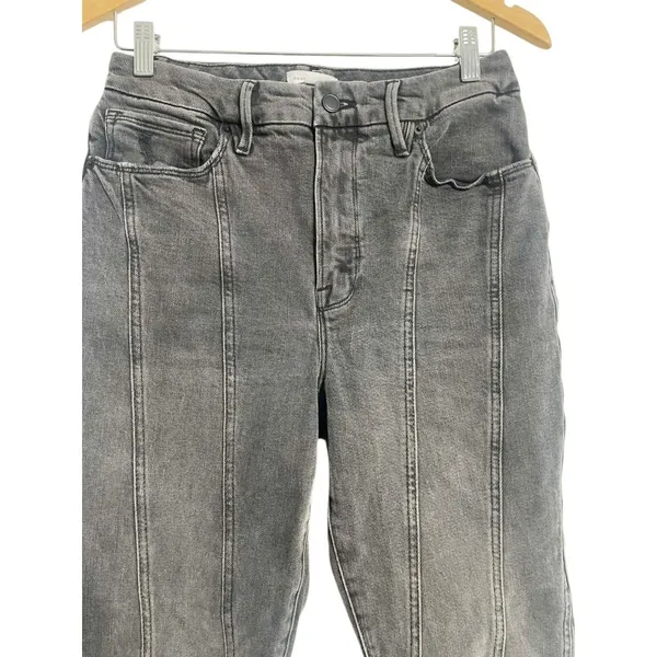 Good American Size 10 30 Jeans Distressed Denim - Image 2