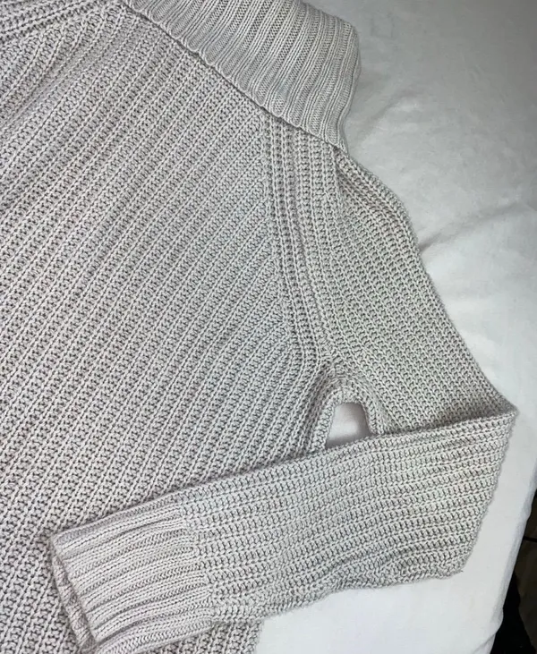 Turtle neck sweater Gray - Image 3