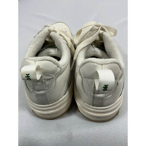 Womans Reebok Comfort Foot Bed Ortholite 9 Laceup Sneakers White - Image 4