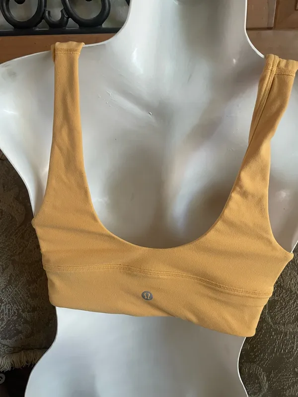 Lululemon Align V-Neck Bra *Light Support, C/D Cup Mango Dream - Image 2
